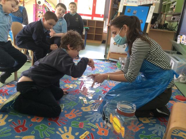 Photo 2 - Pupils Sorting Emotions Into The Coloured Jars